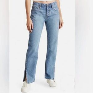 NWT Vigoss Size 29 Ace Straight Leg Side Slit Jeans
